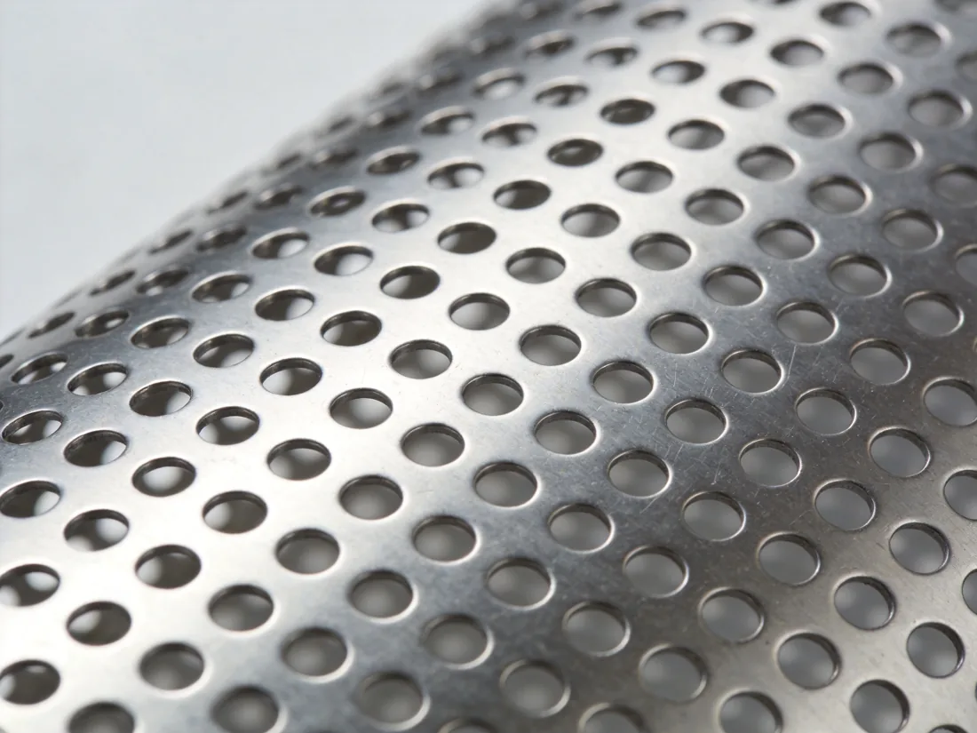 Perforated metal screen sheet